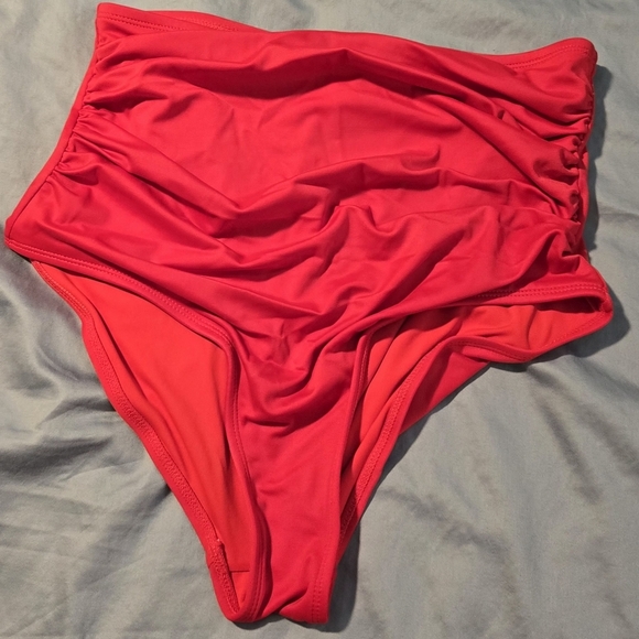 Shapewear Ruched High Waist Sculpting Bikini Bottom #643 - Picture 3 of 8